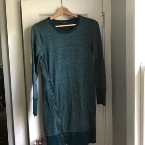 Teal Banana Republic sweatshirt dress